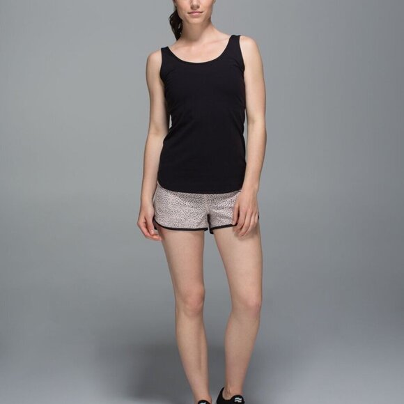 Lululemon Run: Speed Short *4-way Stretch Dottie Dash Grain Black 28764 - Picture 4 of 14